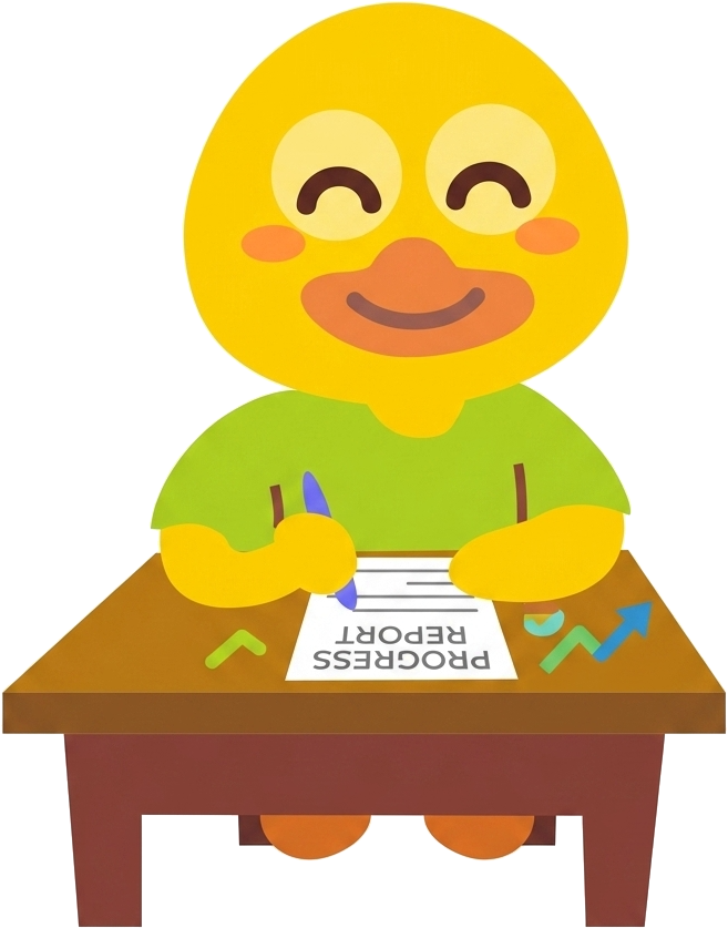 Class Report Mascot